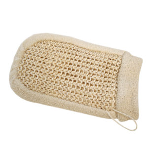 Gant de massage nature sisal et coton