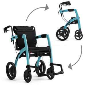 Déambulateur/fauteuil roulant ROLLZ MOTION²  2-en-1